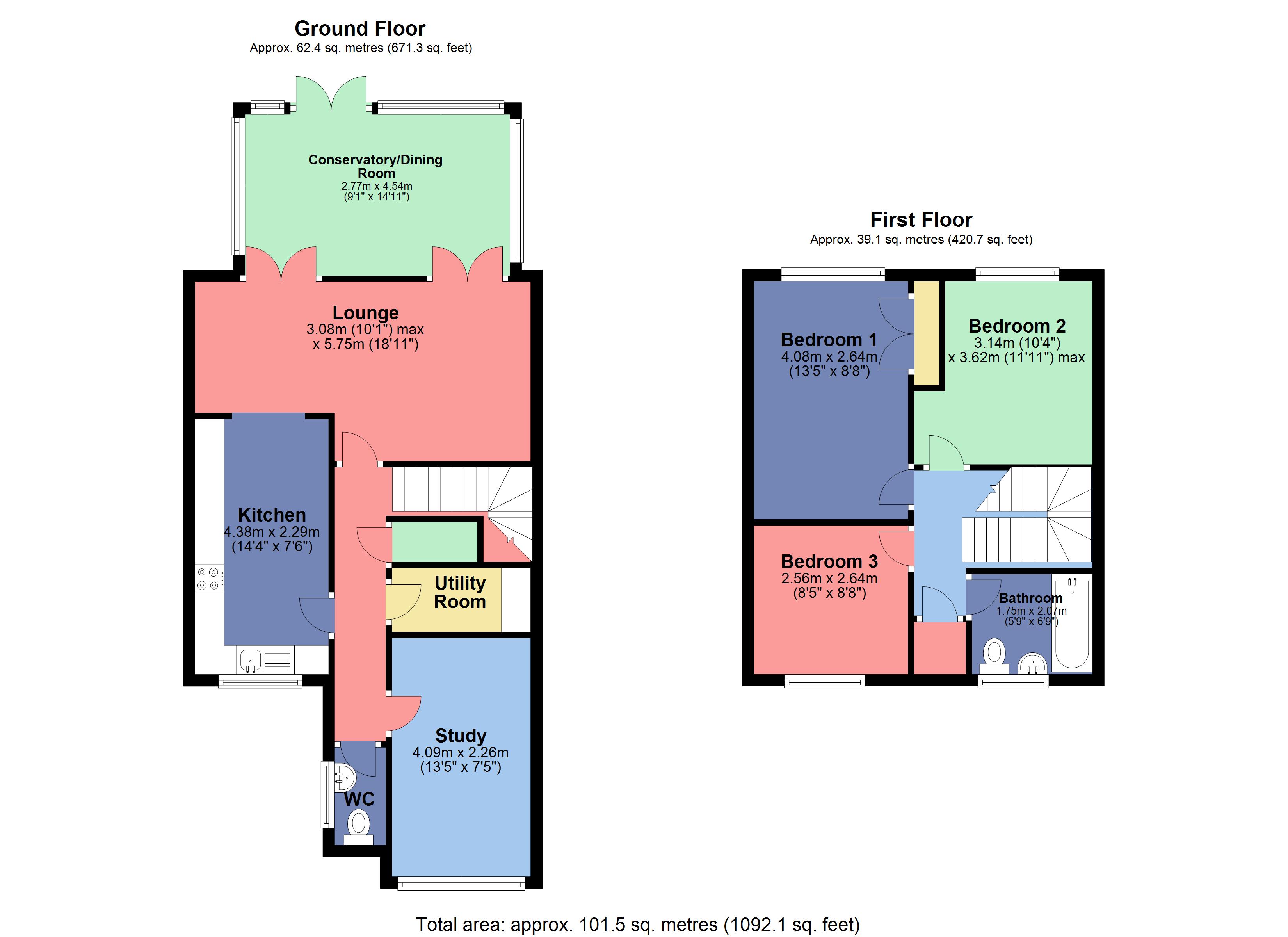 Free property report 47 Glencoe Road, Bushey, WD23 3DP Chimnie