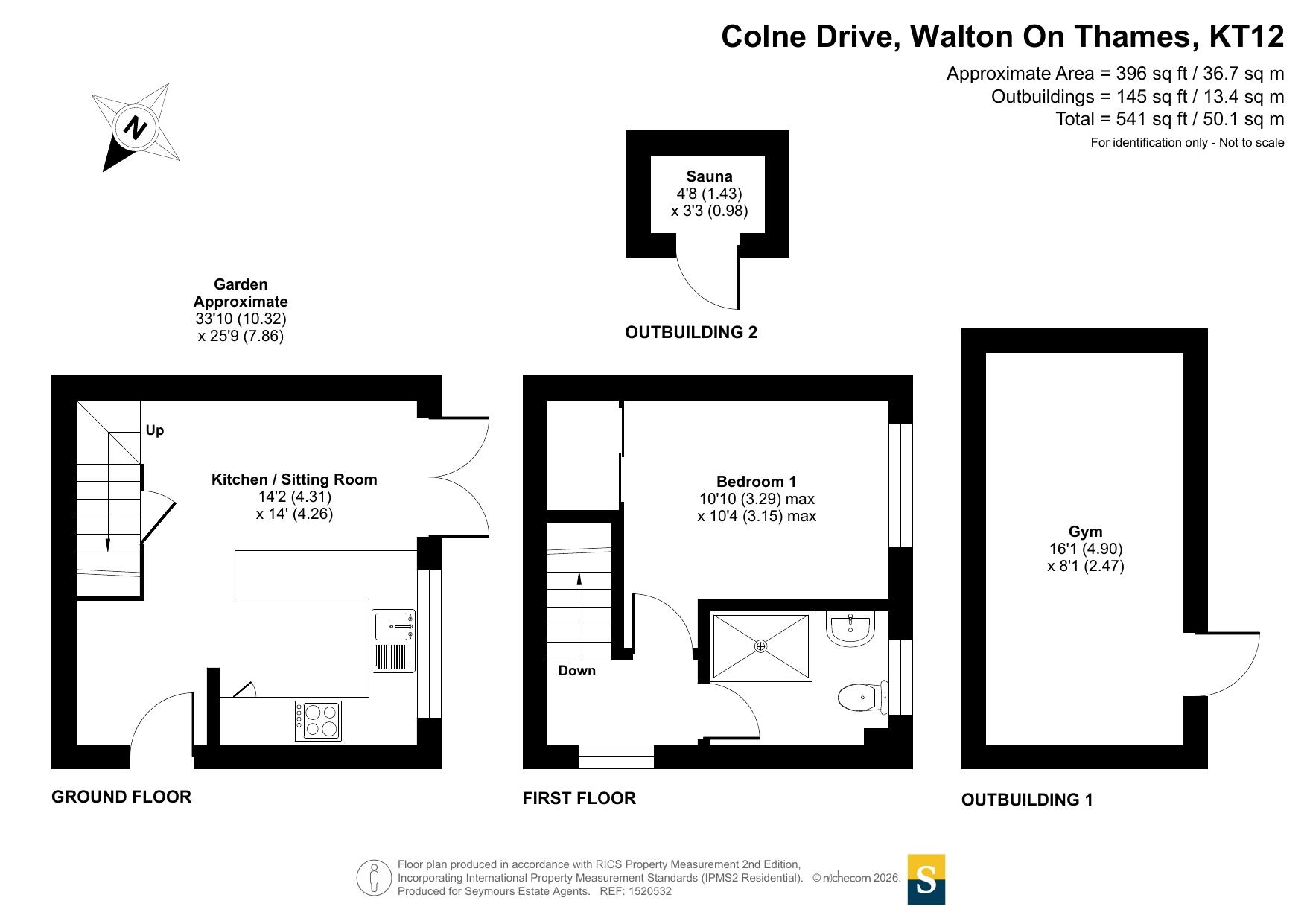 29, Colne Drive, Walton On Thames floorplan
