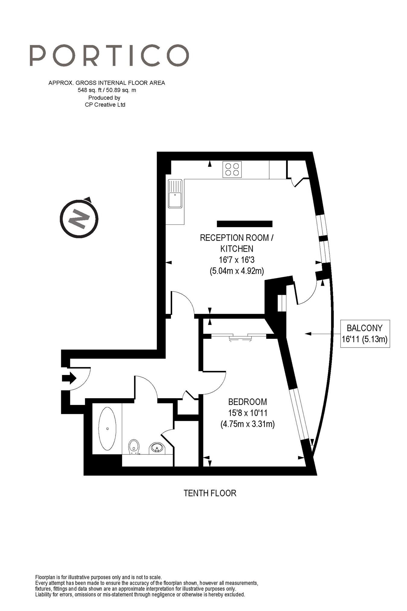 1 Bedrooms Flat for sale in Queensland Road, London N7