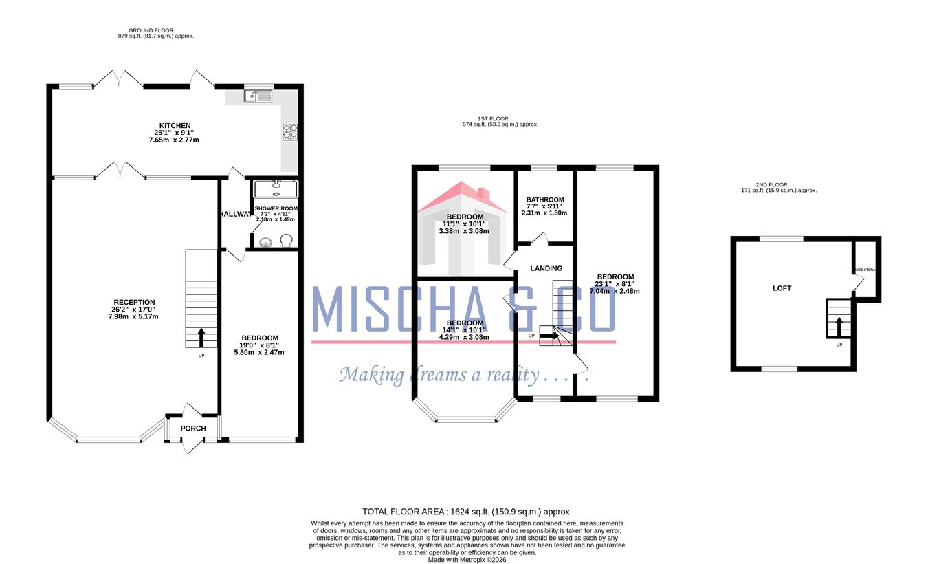 11, Broomgrove Gardens, Edgware floorplan
