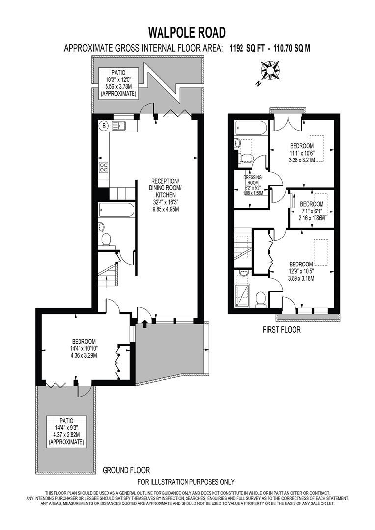 Walpole Road, Colliers Wood floorplan