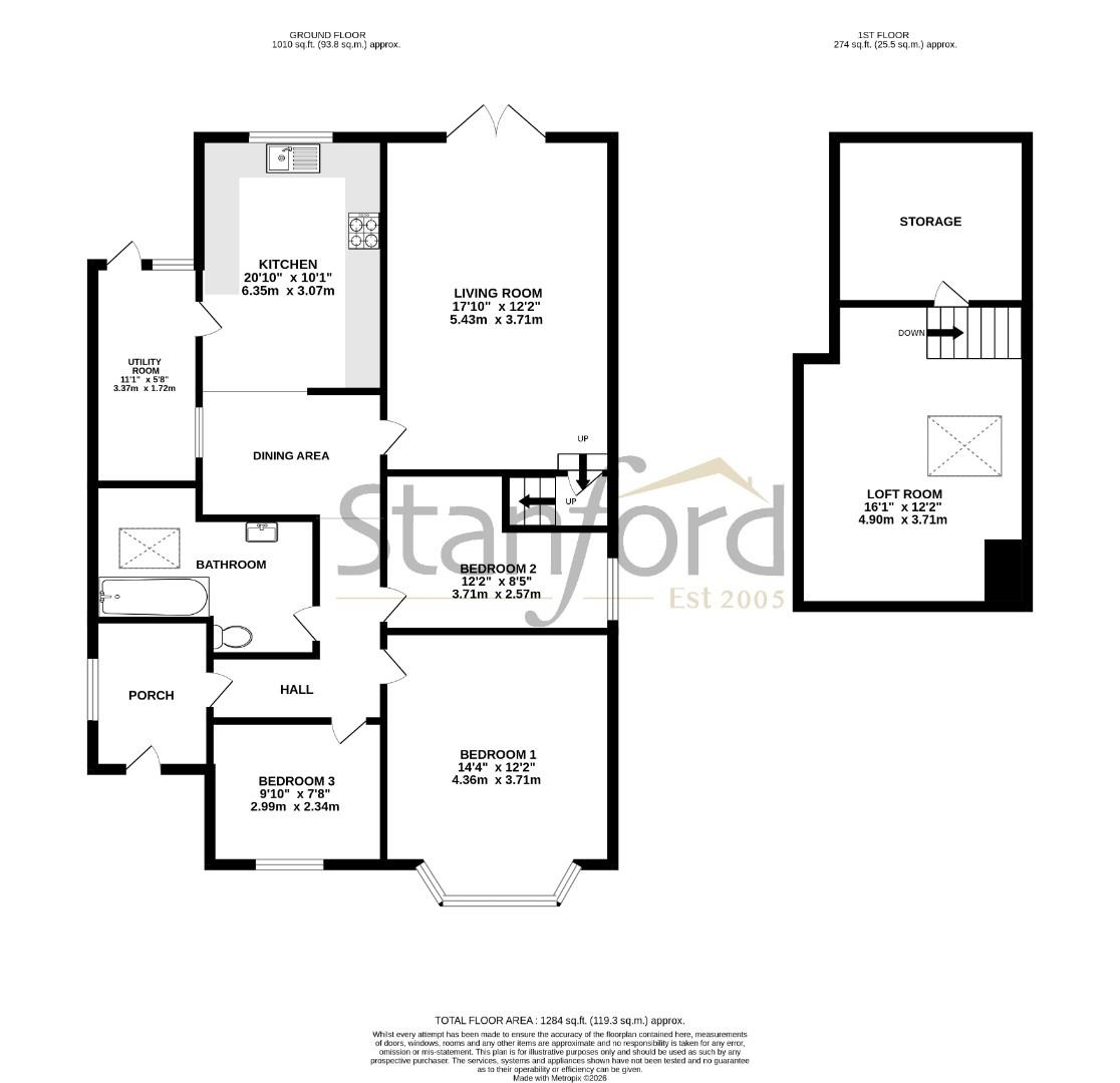 24a, Maxwell Road, Southampton floorplan