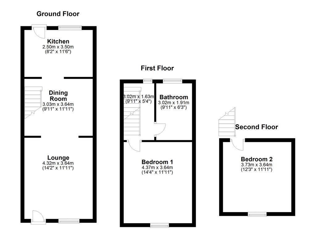 13, Stone Street, Bolton floorplan