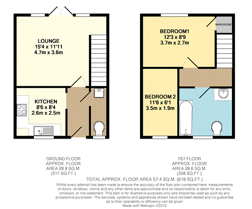 2 Bedrooms Terraced house to rent in Seymour Way, Sunbury-On-Thames TW16