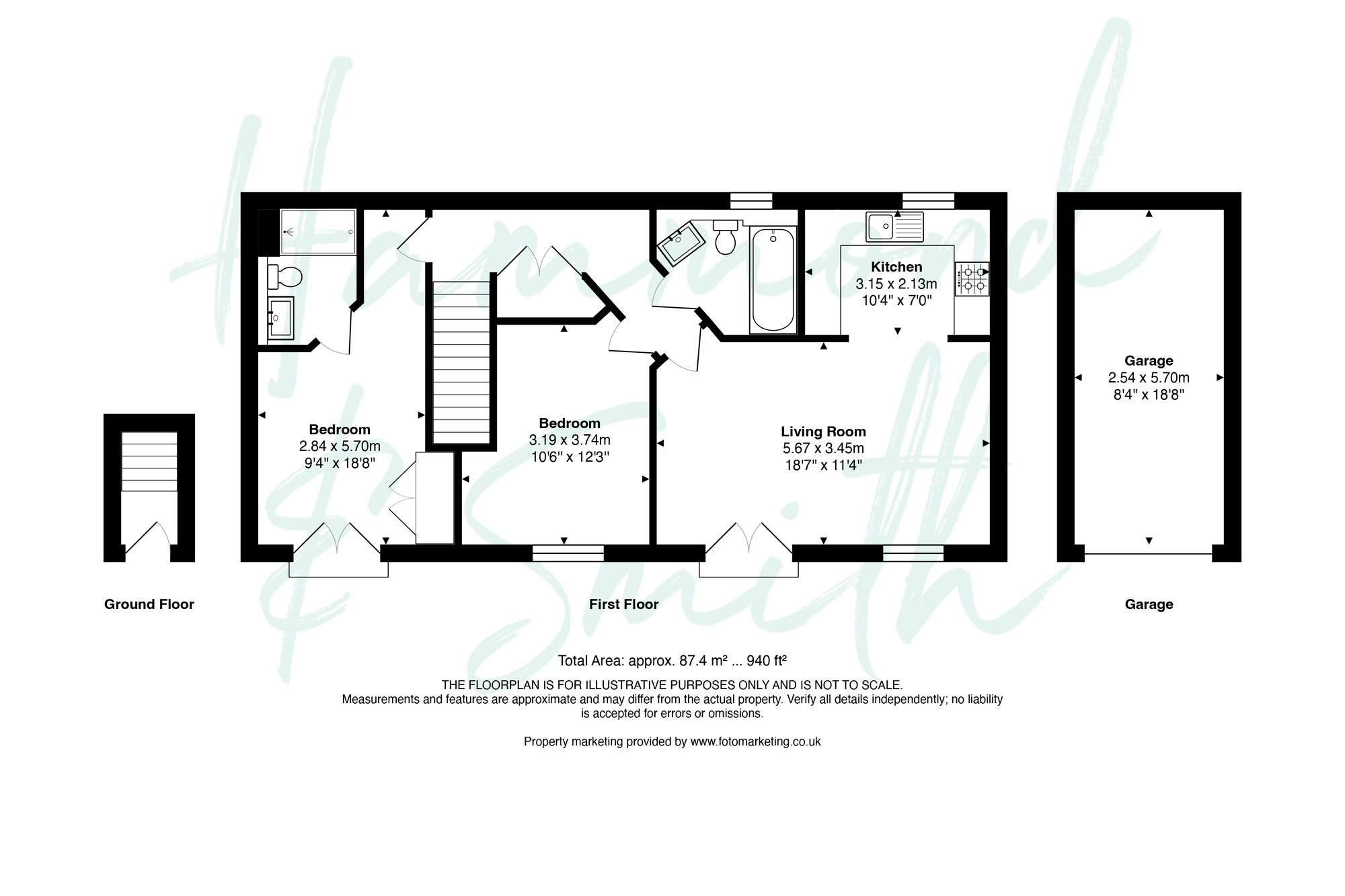 15 Turvin Crescent, Harlow floorplan