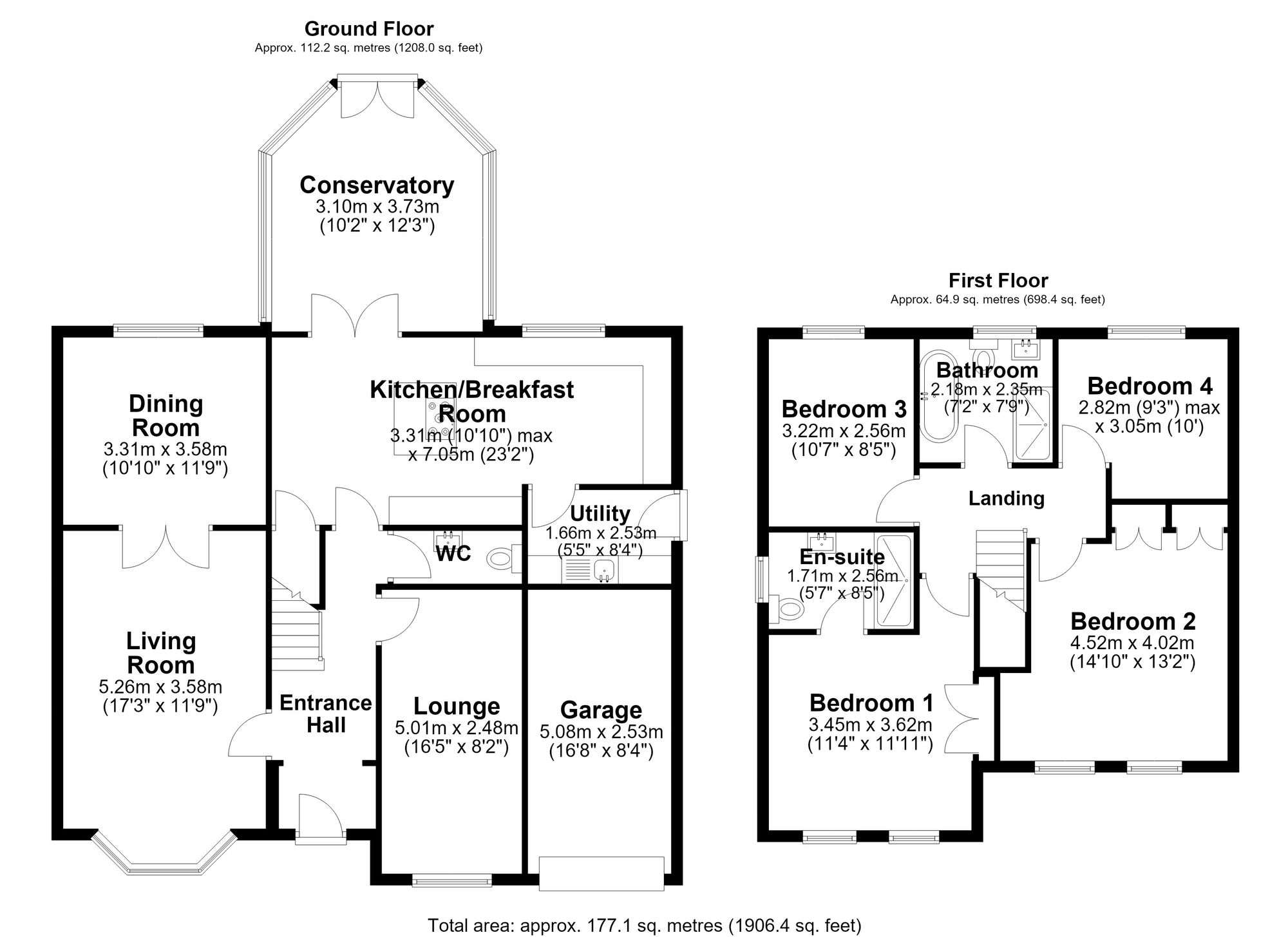 39 Pewterspear Green Road, Warrington floorplan