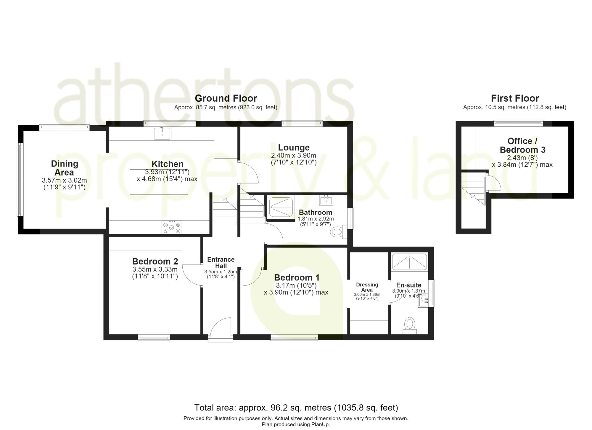 6b The Dene, Clitheroe floorplan