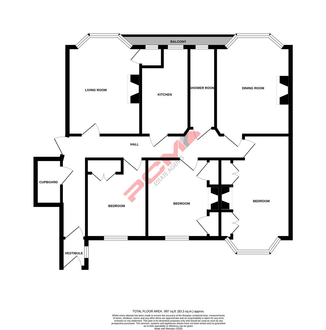 5 South View, Croft Road, Hastings floorplan