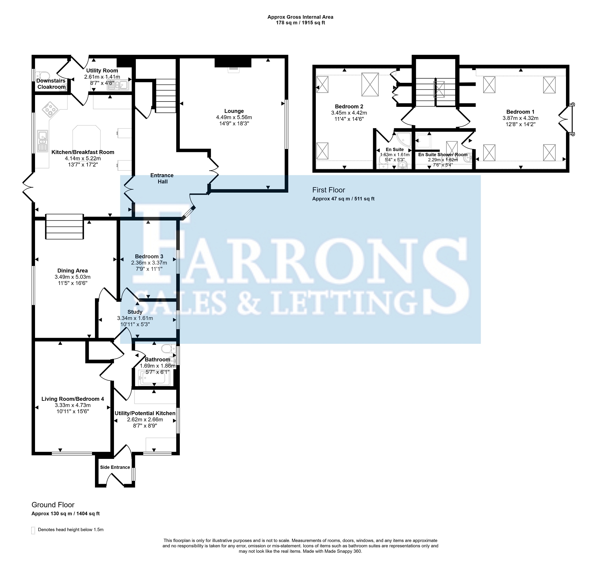 17, Yadley Close, Winscombe floorplan