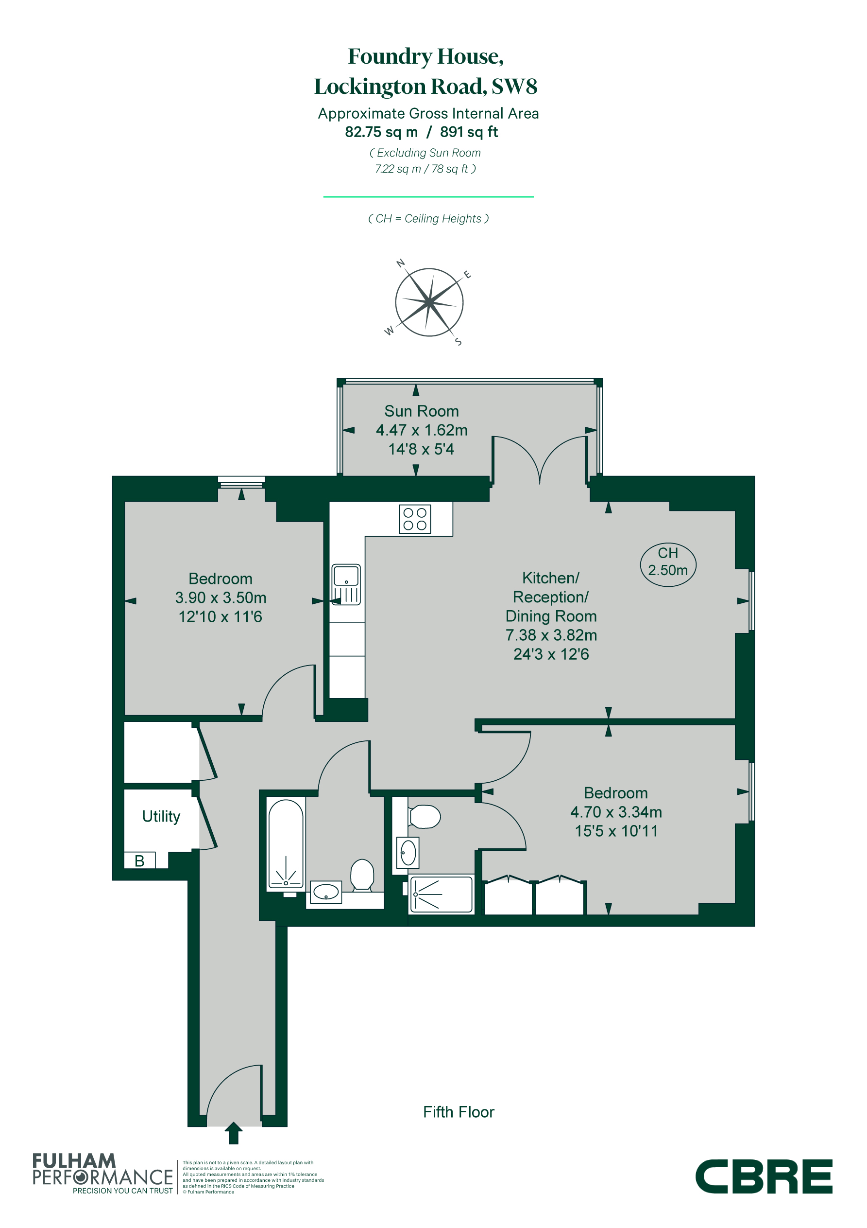 25 Foundry House, 5, Lockington Road, London floorplan
