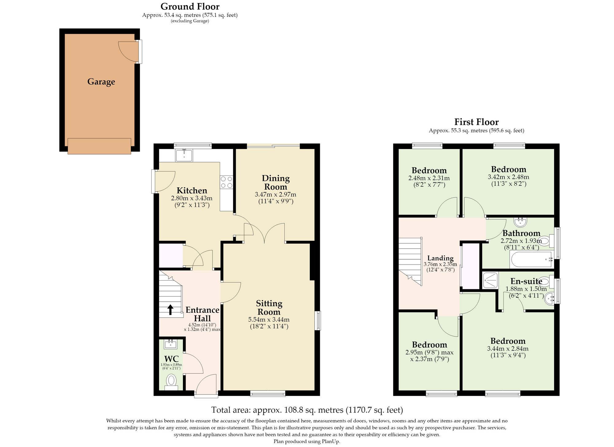 2 The Leas, Lowestoft floorplan