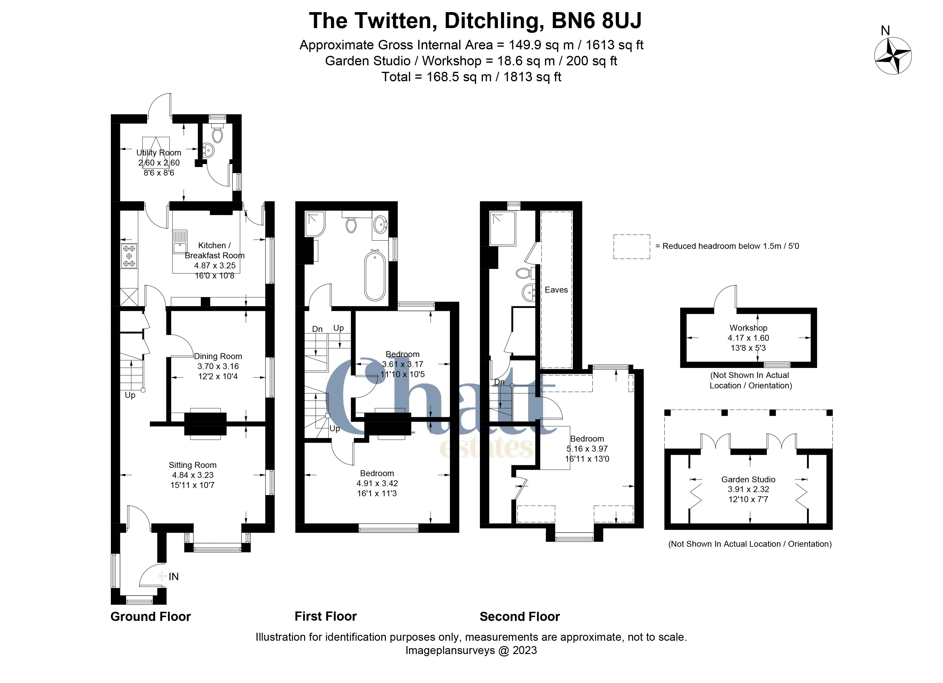Two Ways, 6 The Twitten, Hassocks floorplan