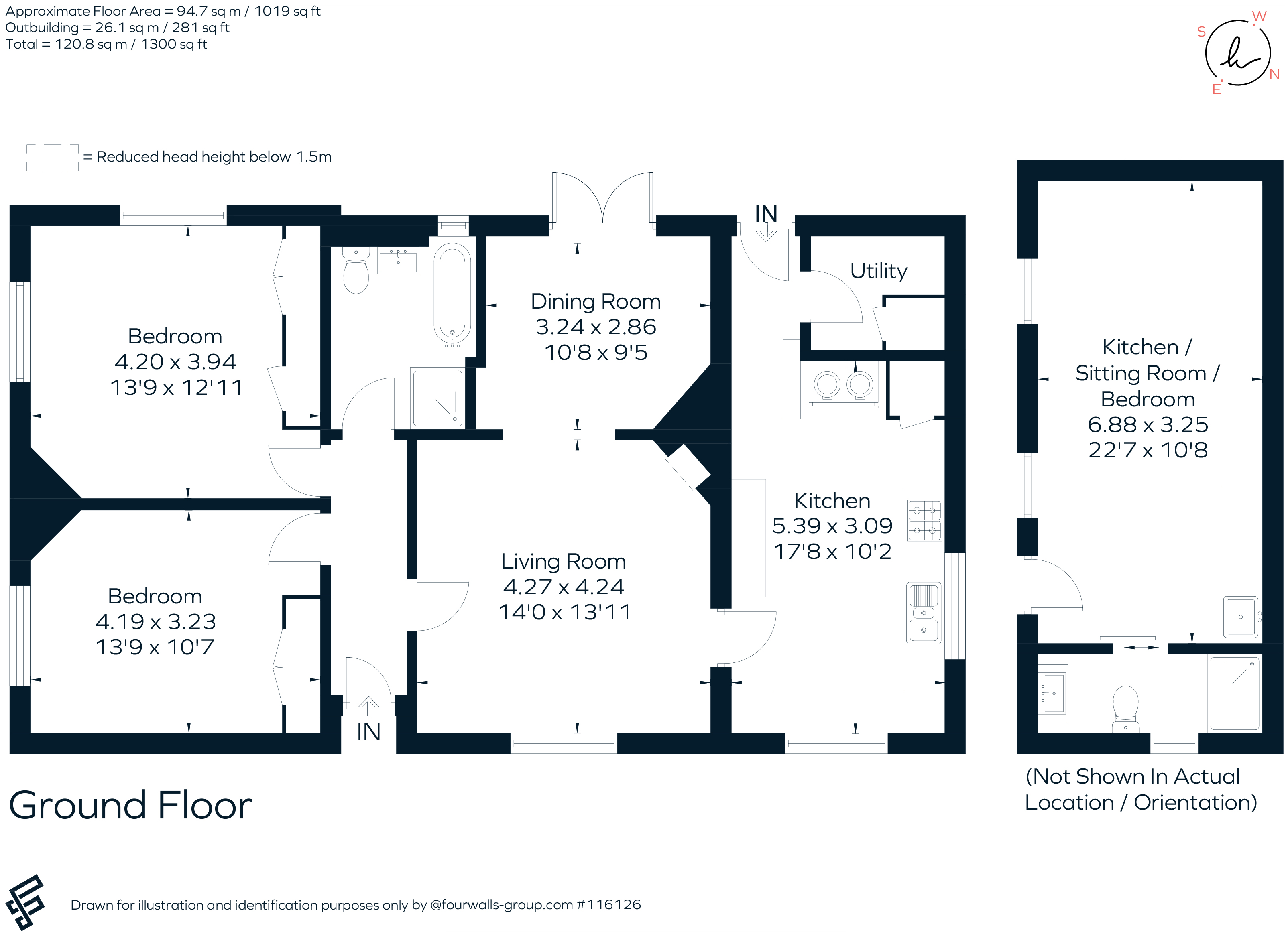 Cholderton, Salisbury floorplan