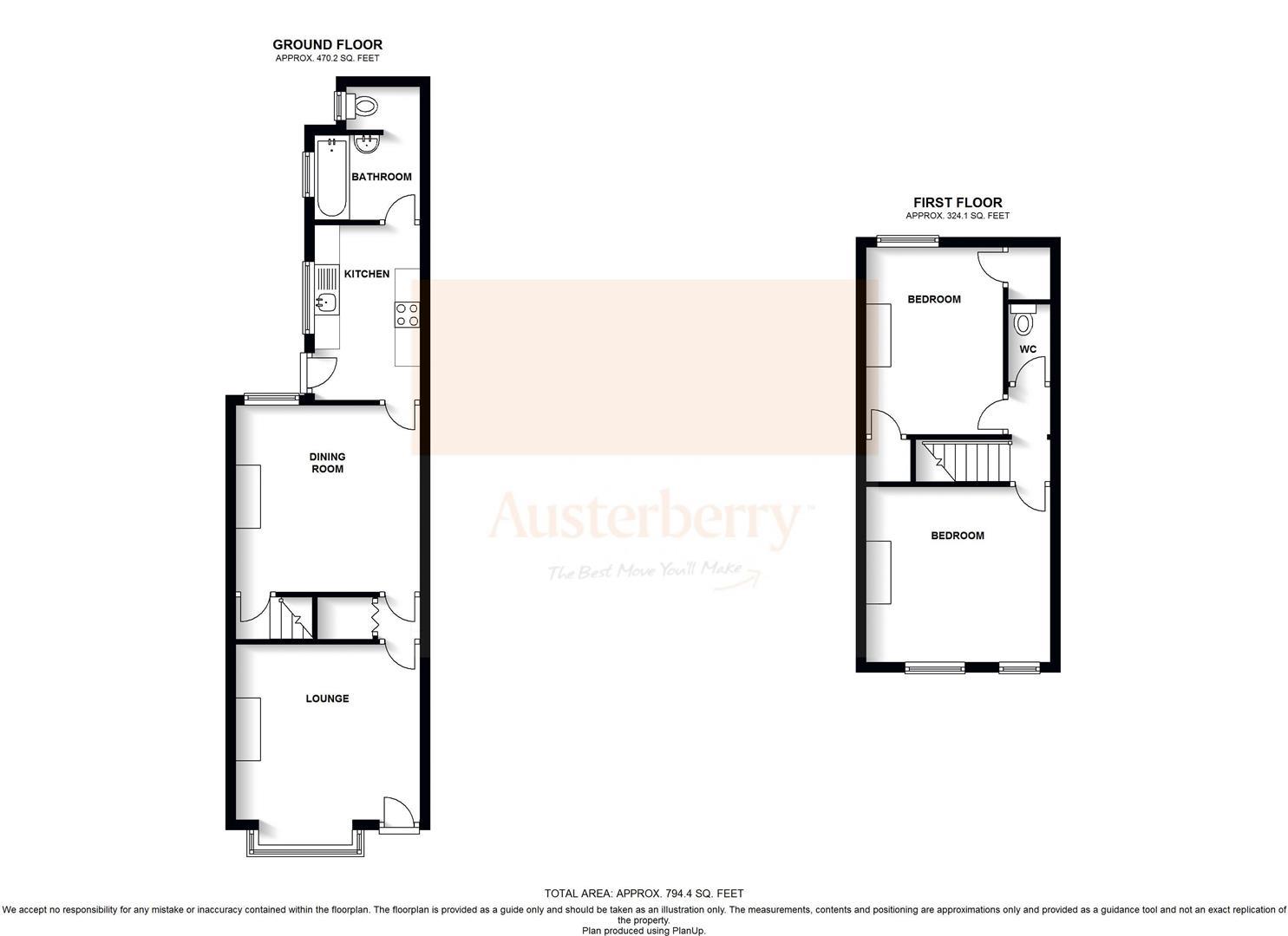 59, Erskine Street, Stoke-On-Trent floorplan