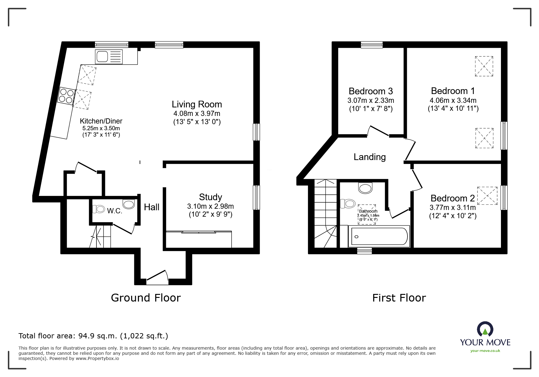 9, Main Street, Rugby floorplan
