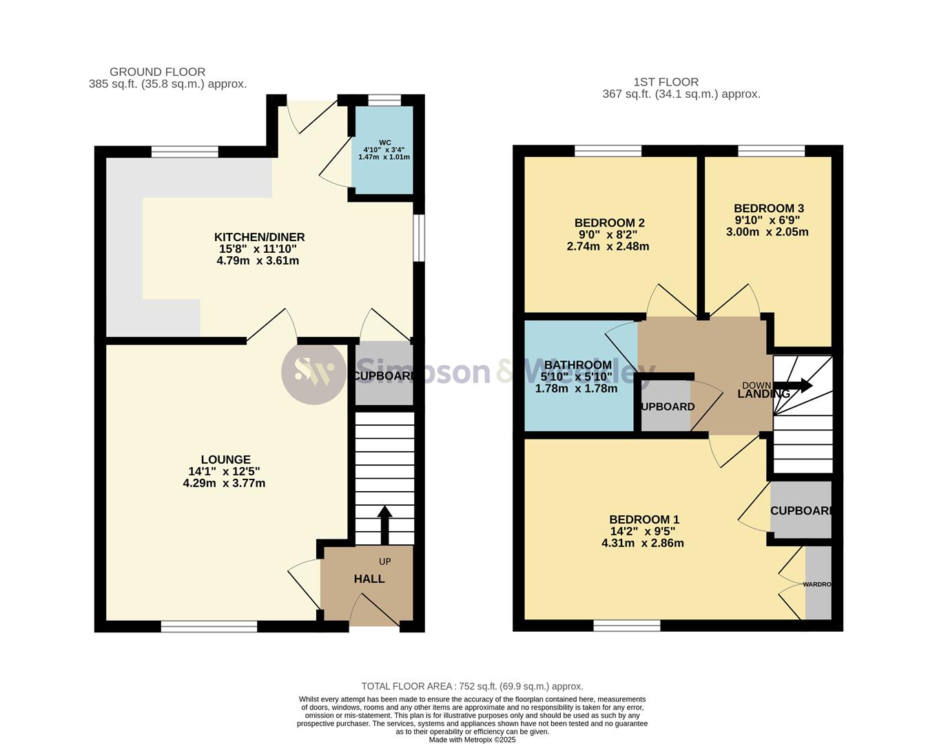 Batsmans Drive, Rushden floorplan