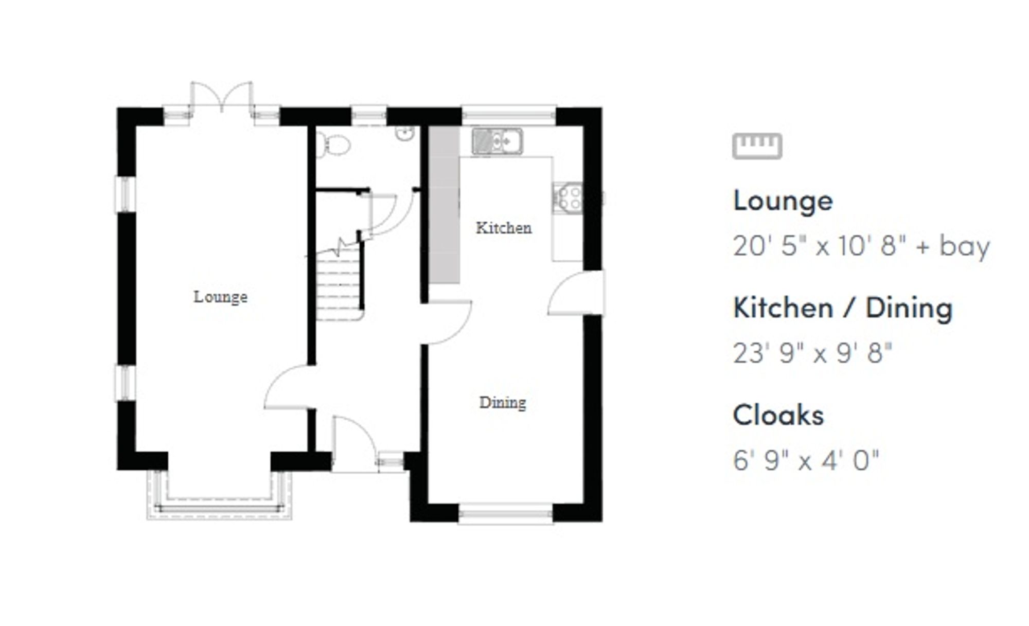 Plot 150 Llanmoor Homes Site Tondu, Bridgend floorplan