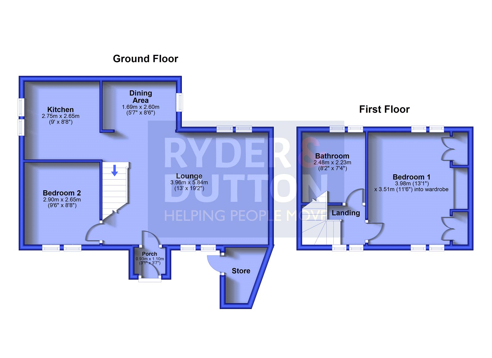 3, Harrop Green, Saddleworth floorplan