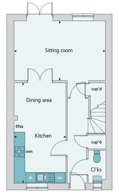 3 Bedrooms Semi-detached house for sale in 