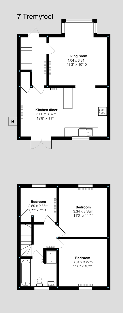 7 Trem y Foel, Penrhiwllan, 7 Trem y Foel, Penrhiwllan, Penrhiwllan, Penrhiwllan floorplan