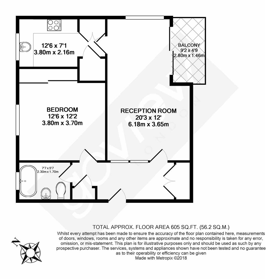 10, Minster Court, London floorplan