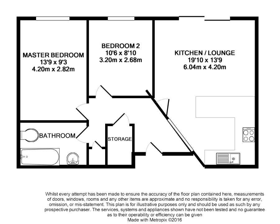 22, Commodore Court, Aspley floorplan