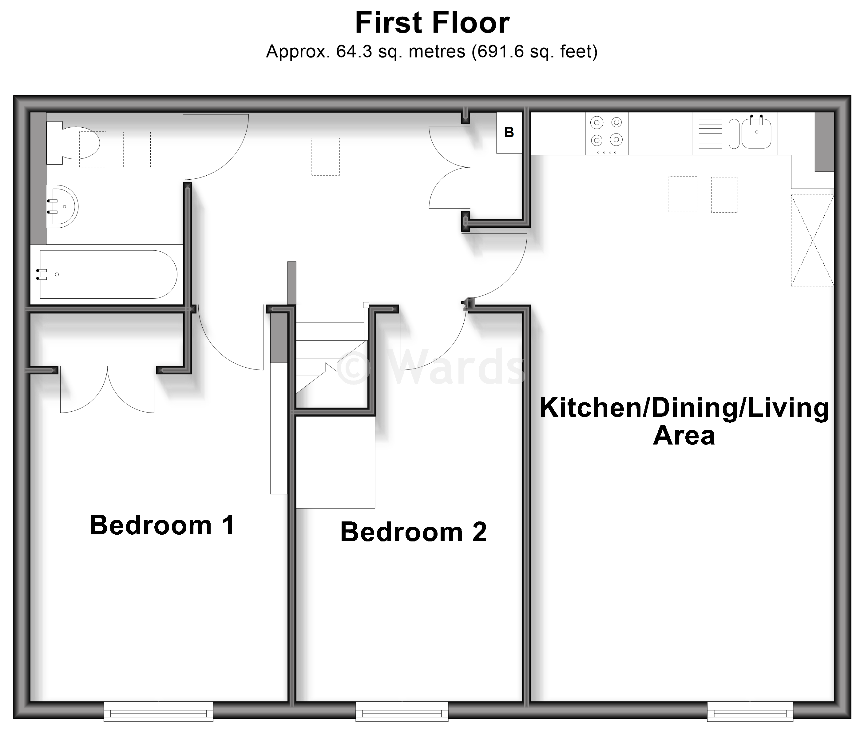 75, Brampton Field, Aylesford floorplan
