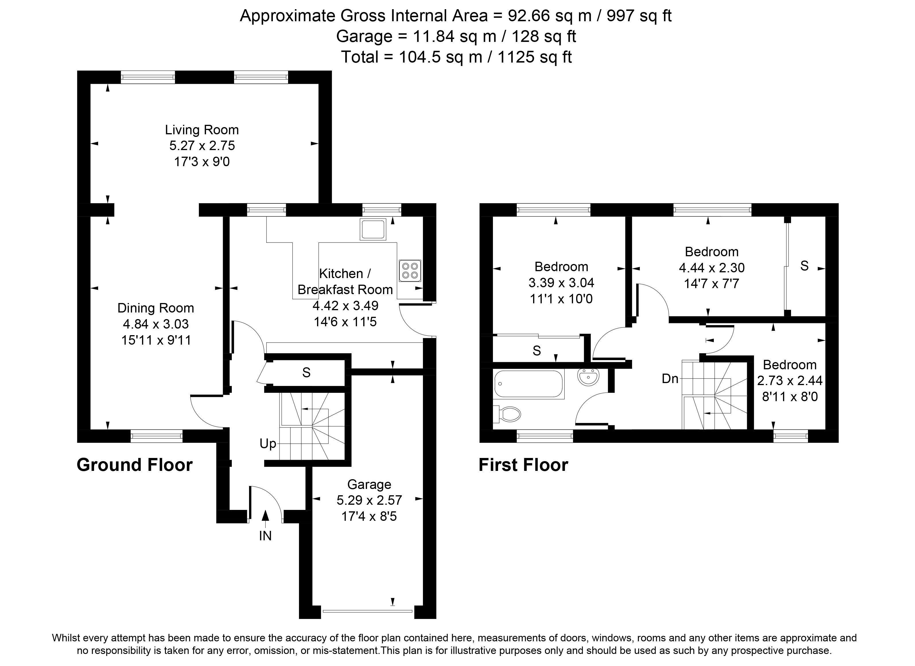 78, Clarendon Road, Ashford floorplan