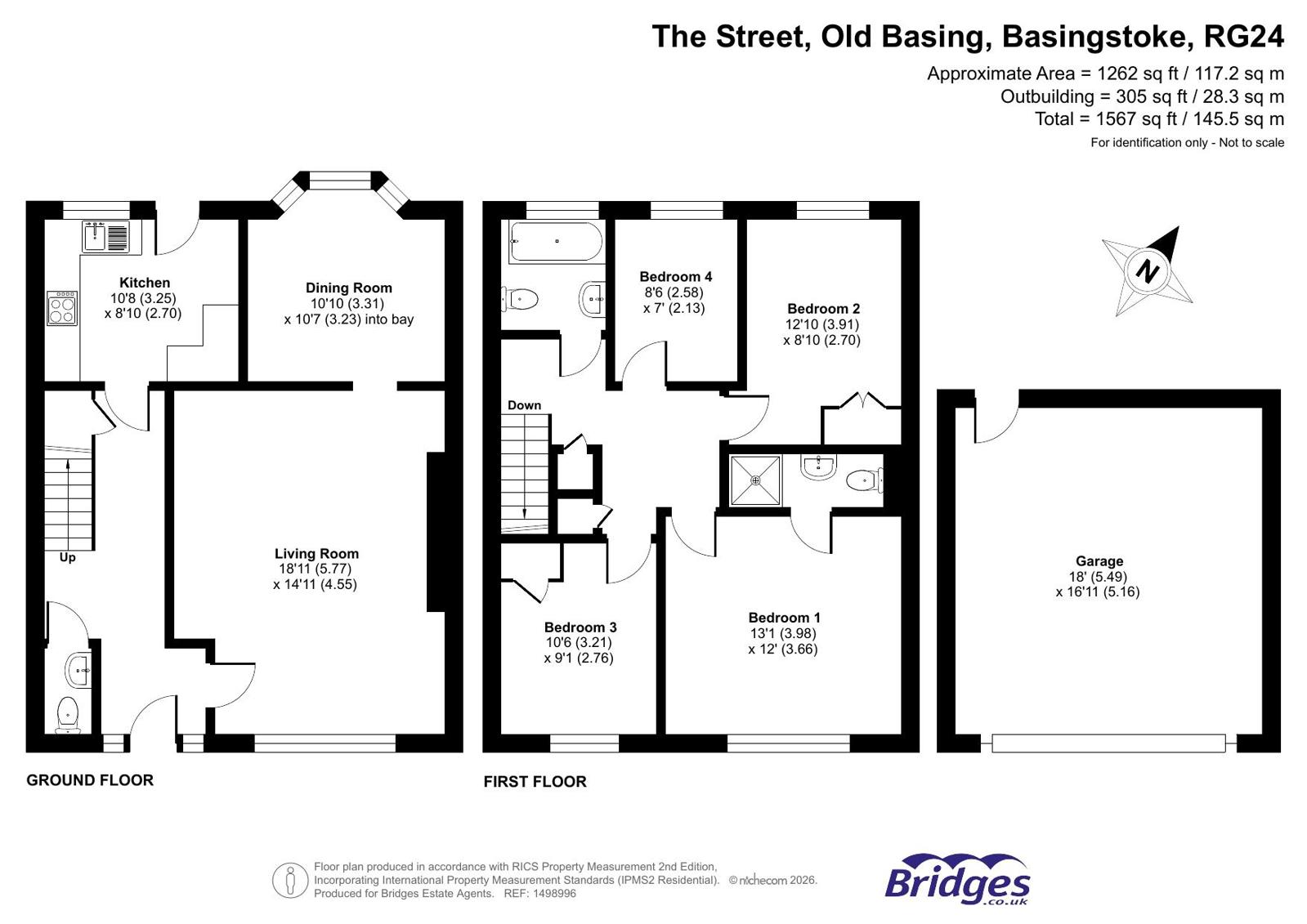 85B,, The Street, Basingstoke floorplan