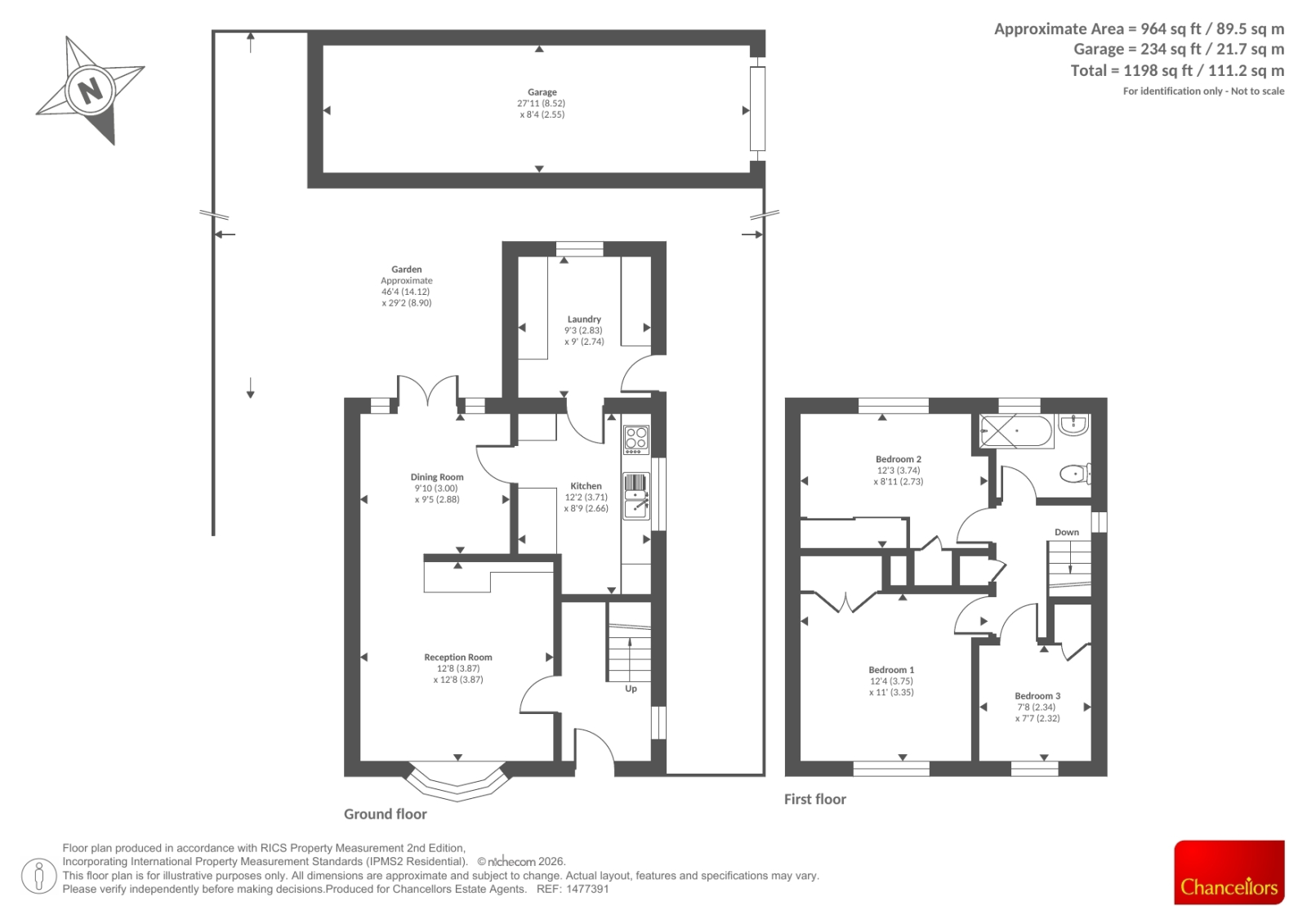 25, Star Post Road, Camberley floorplan