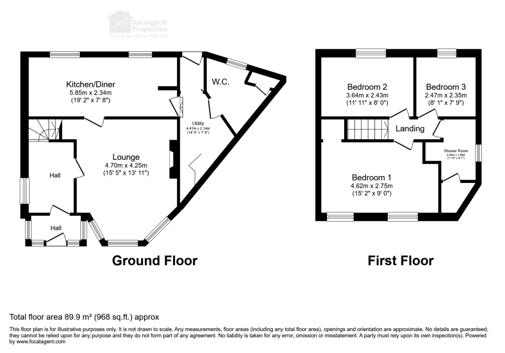 45, Appleby Road, Kendal floorplan