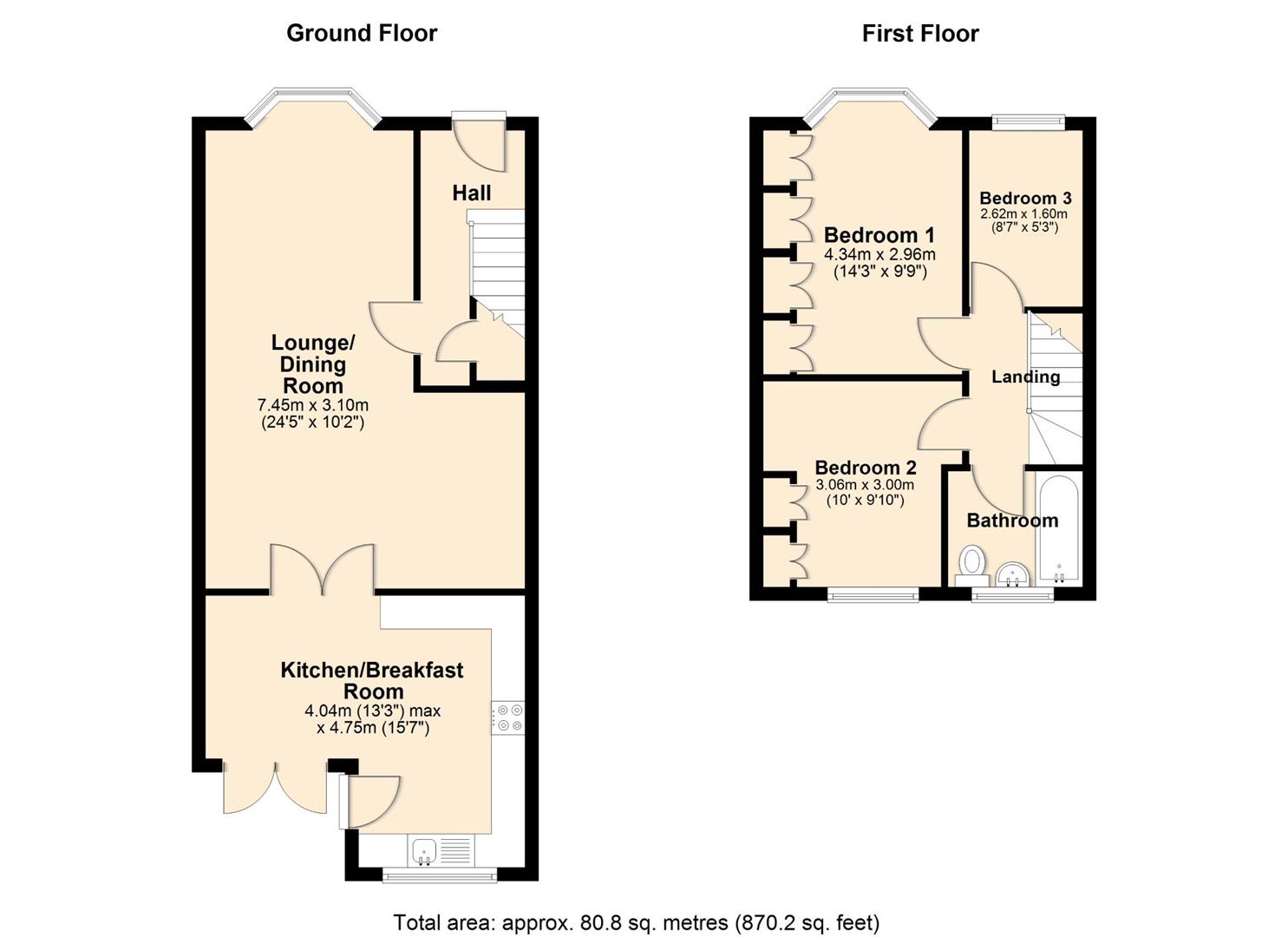 335, Willerby Road, Hull floorplan