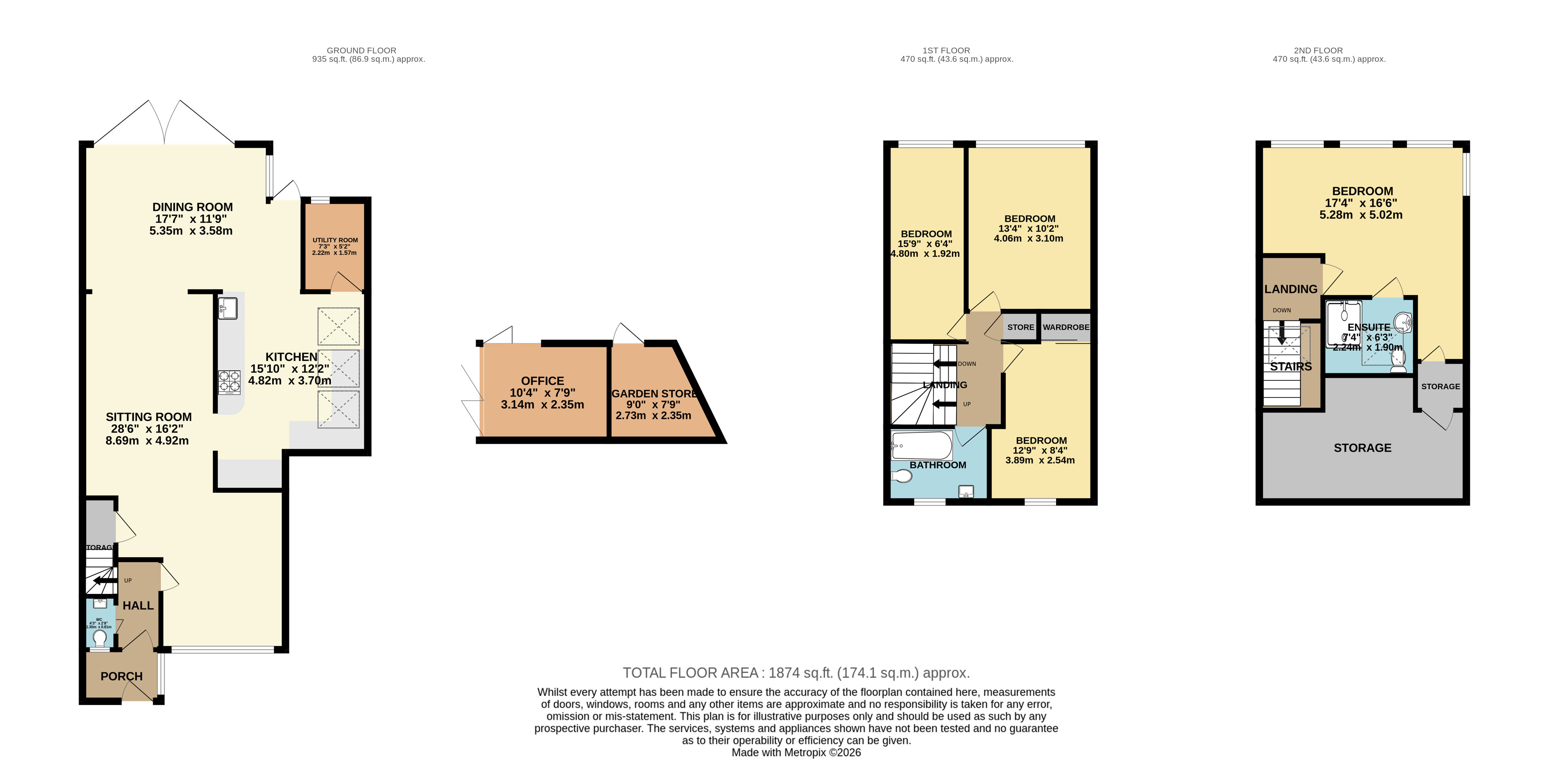 6, Rosery Close, Bristol floorplan