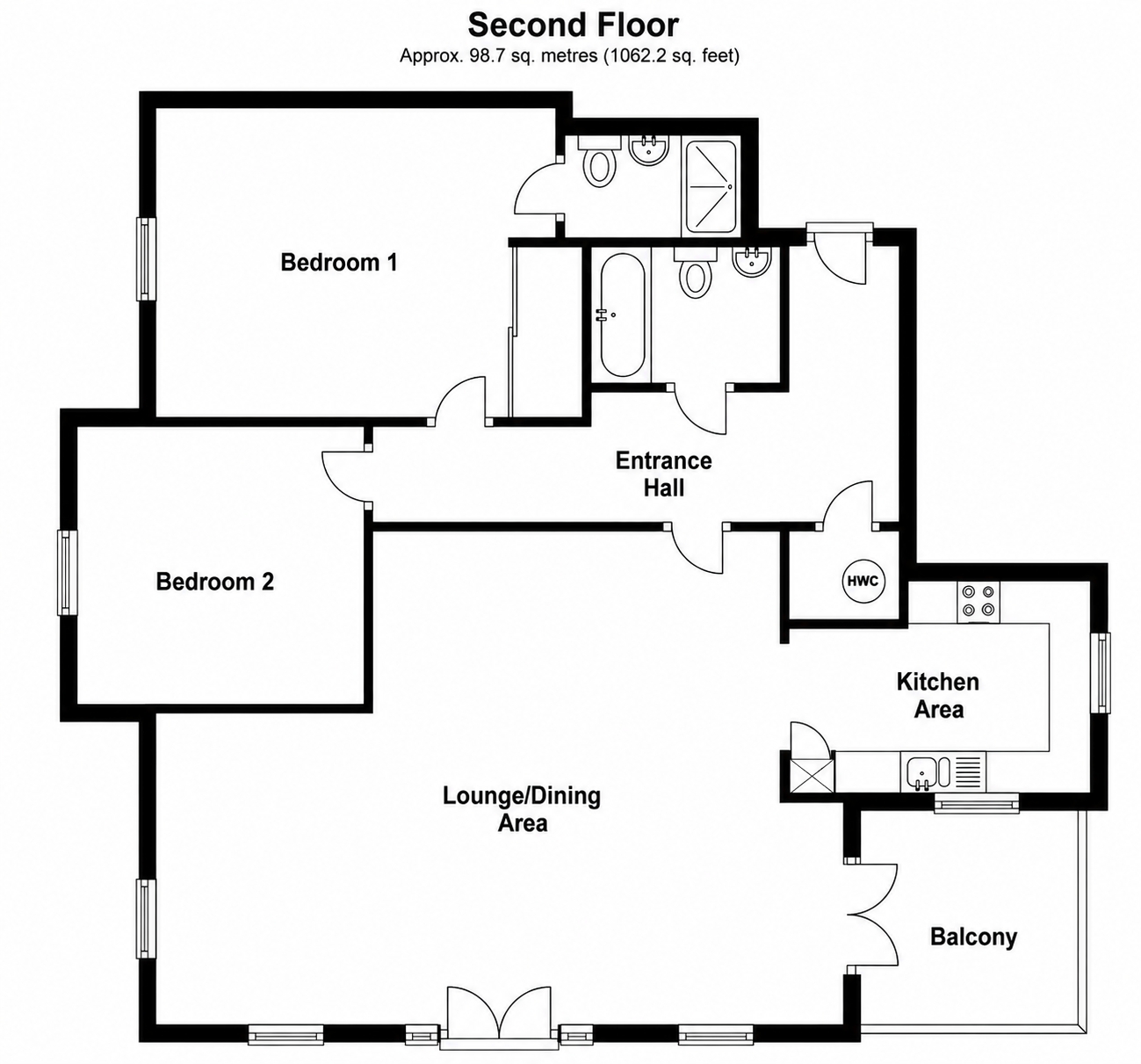 6, Waters Edge, Kent floorplan