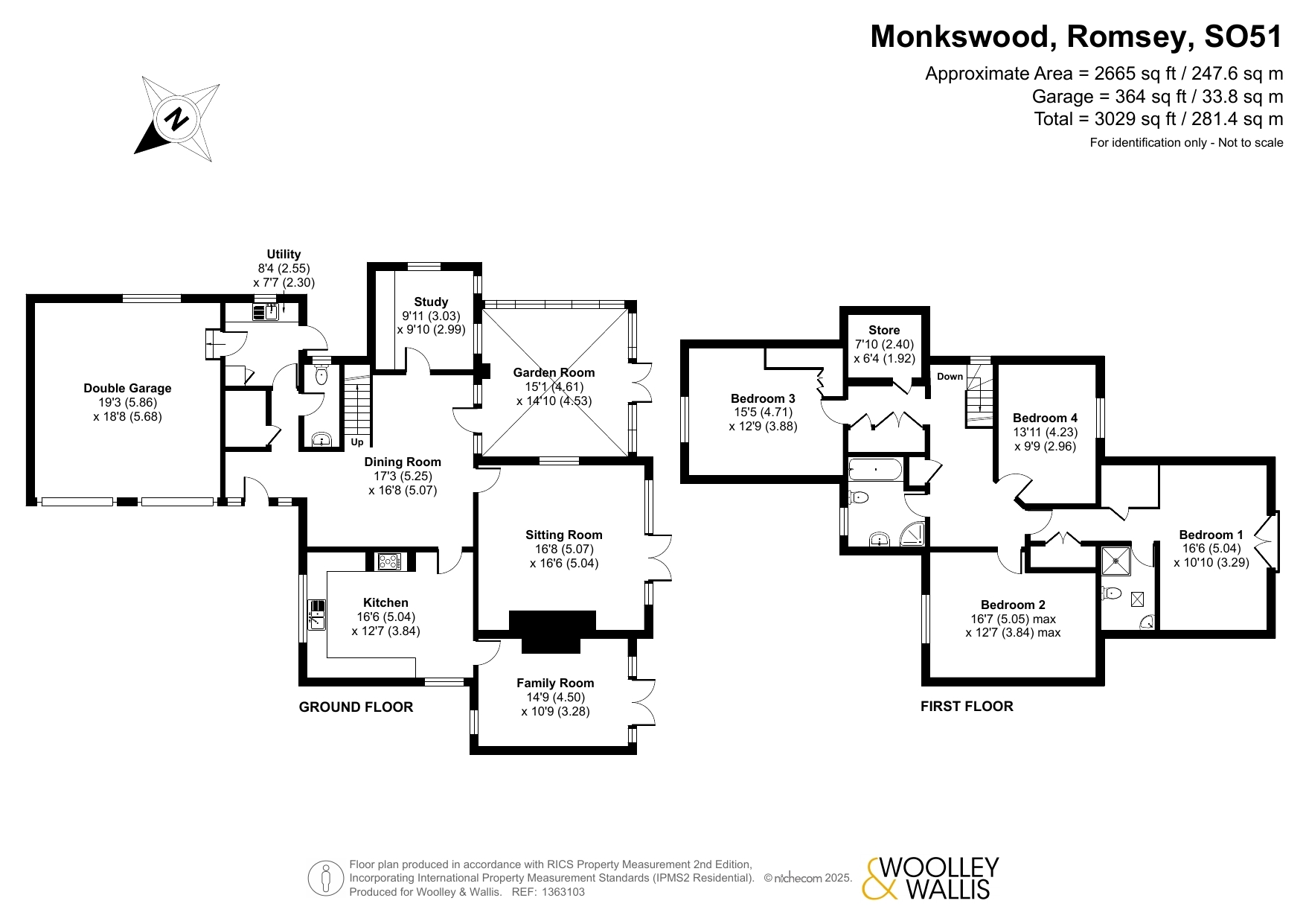Monkswood,, Belbins, Hampshire floorplan