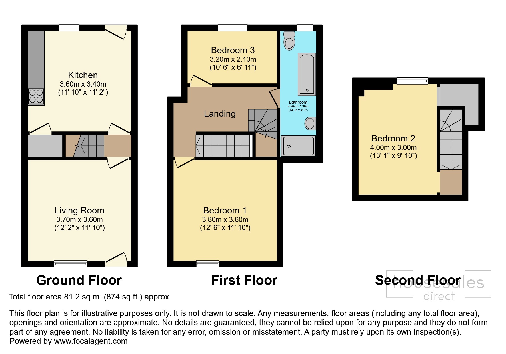 52, Wansfell Road, Sheffield floorplan