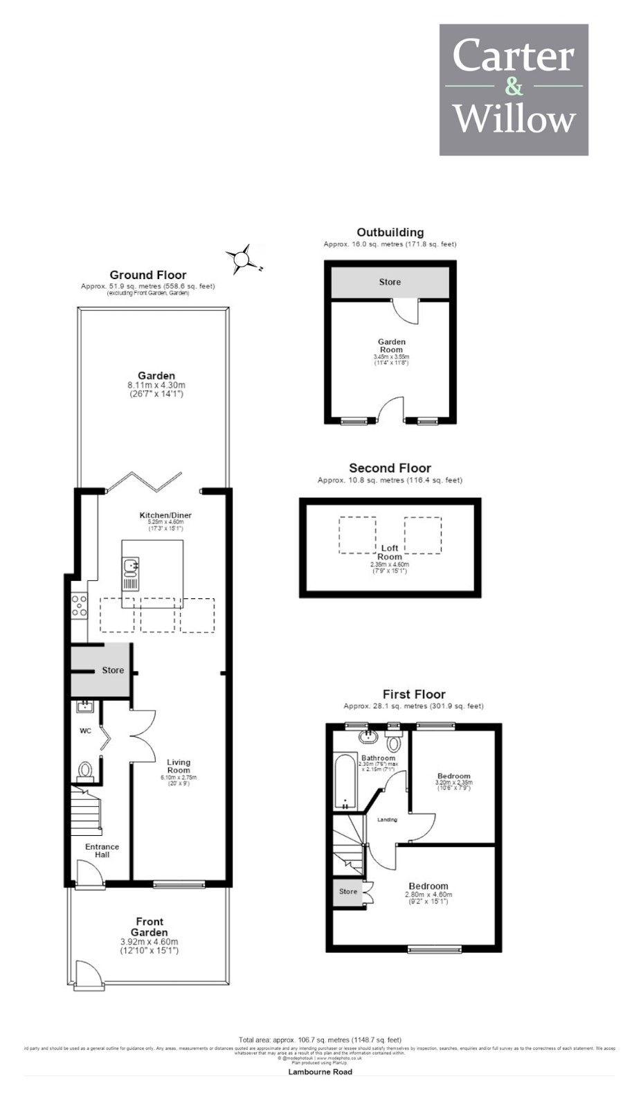 55, Lambourne Road, Barking floorplan