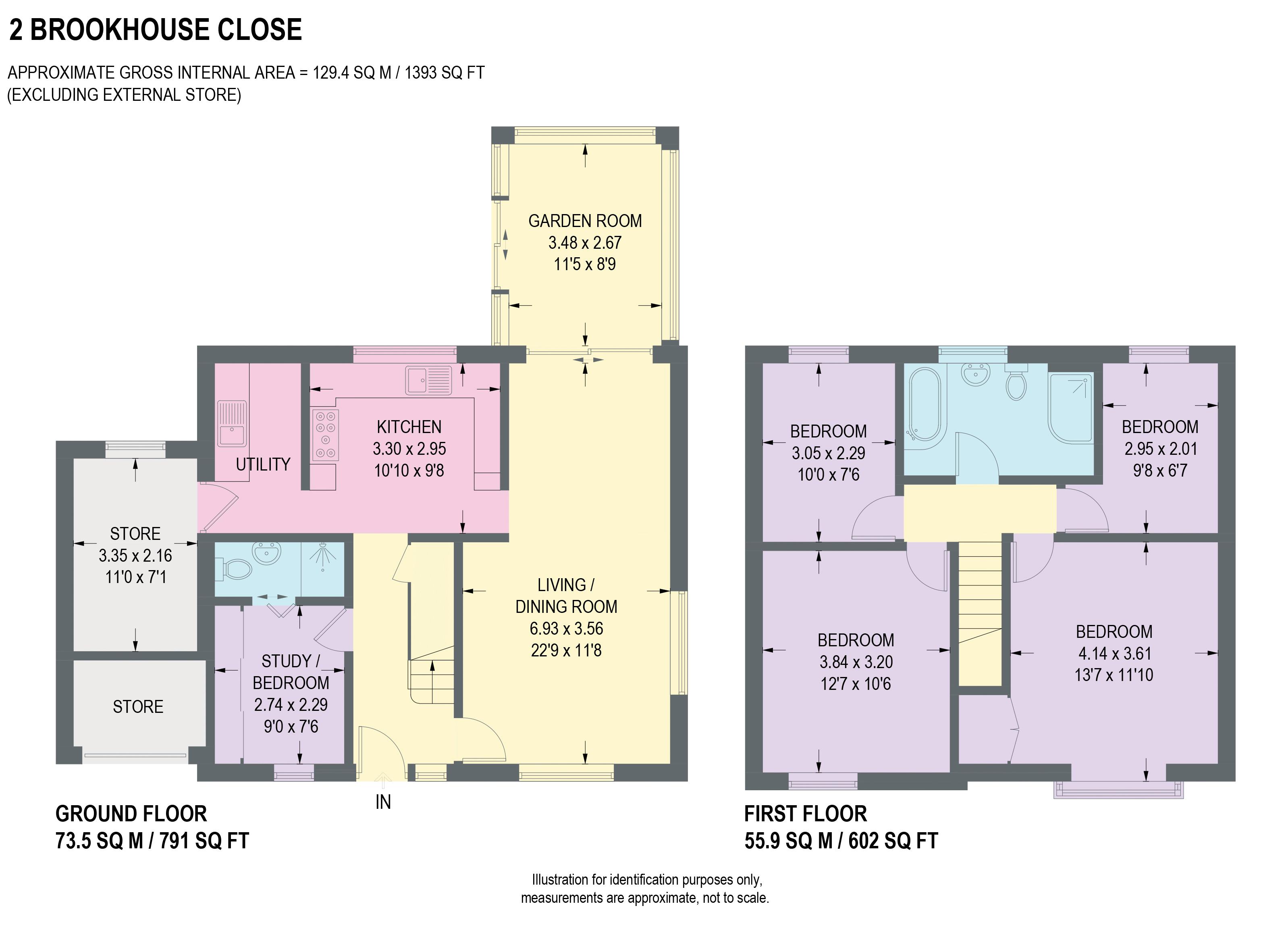 2, Brookhouse Close, Sheffield floorplan
