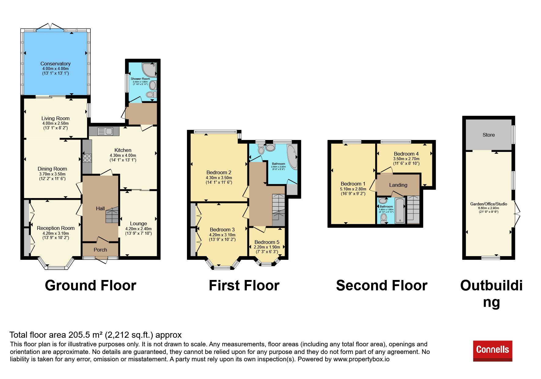 147, Cherry Orchard Road, Birmingham floorplan