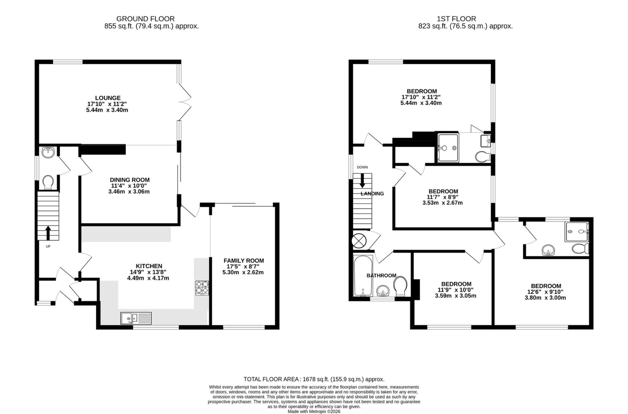 26 Southfield Drive, Hazlemere, Buckinghamshire floorplan