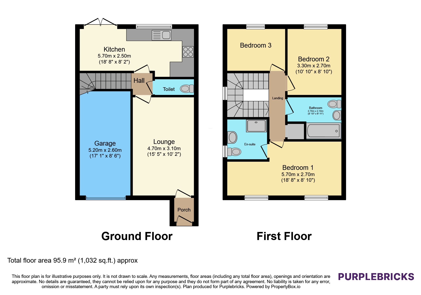 6, Plantain Close, Sunderland floorplan