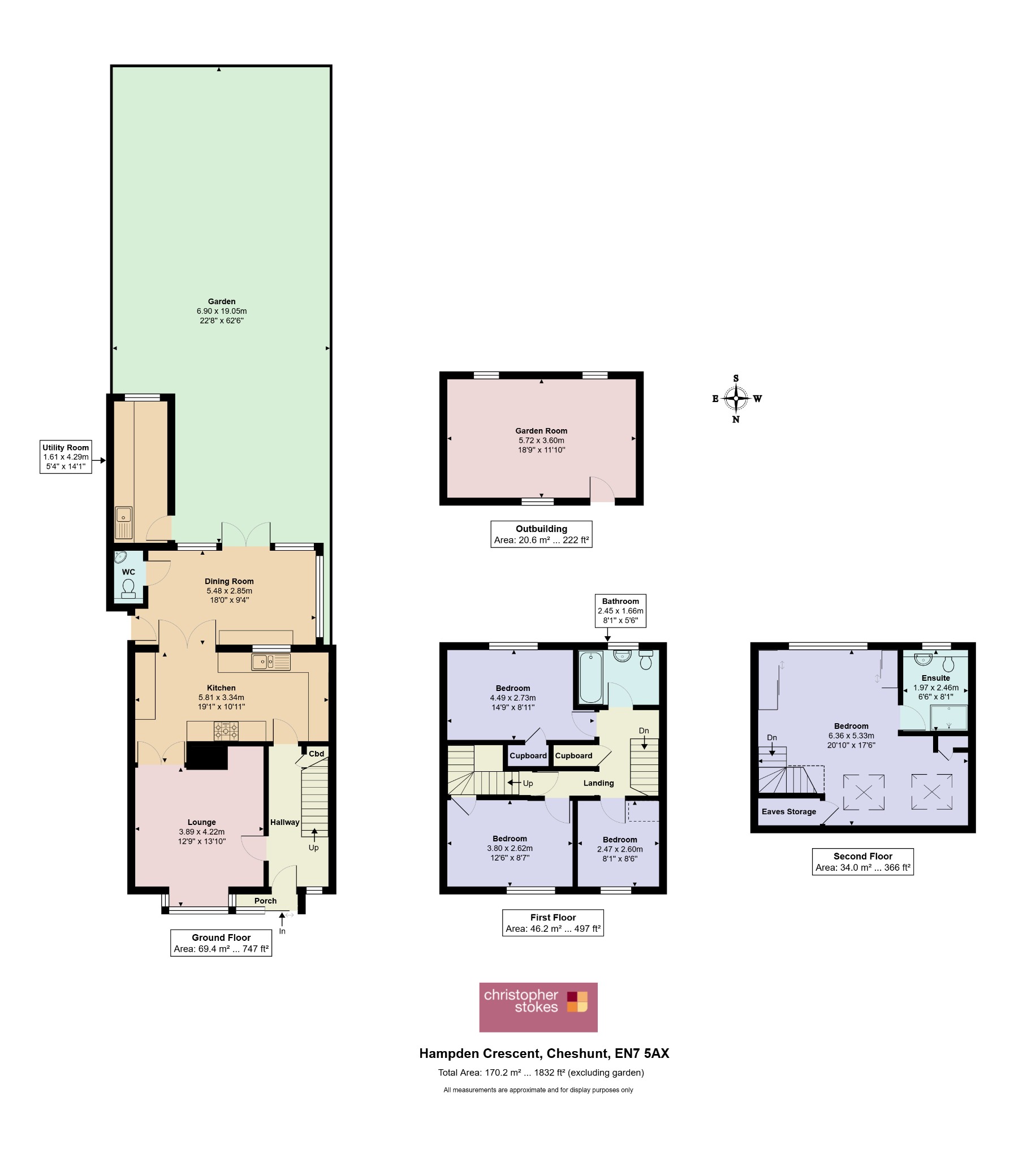 37 Hampden Crescent, Cheshunt, Hertfordshire floorplan