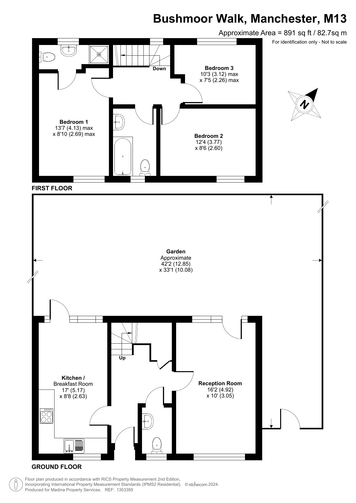 Bushmoor Walk, Manchester floorplan