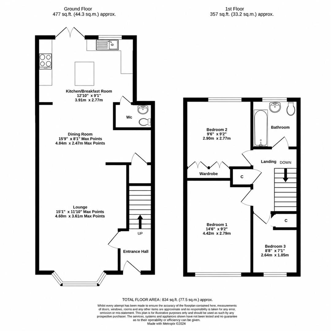 30, Champions Way, Hoddesdon floorplan