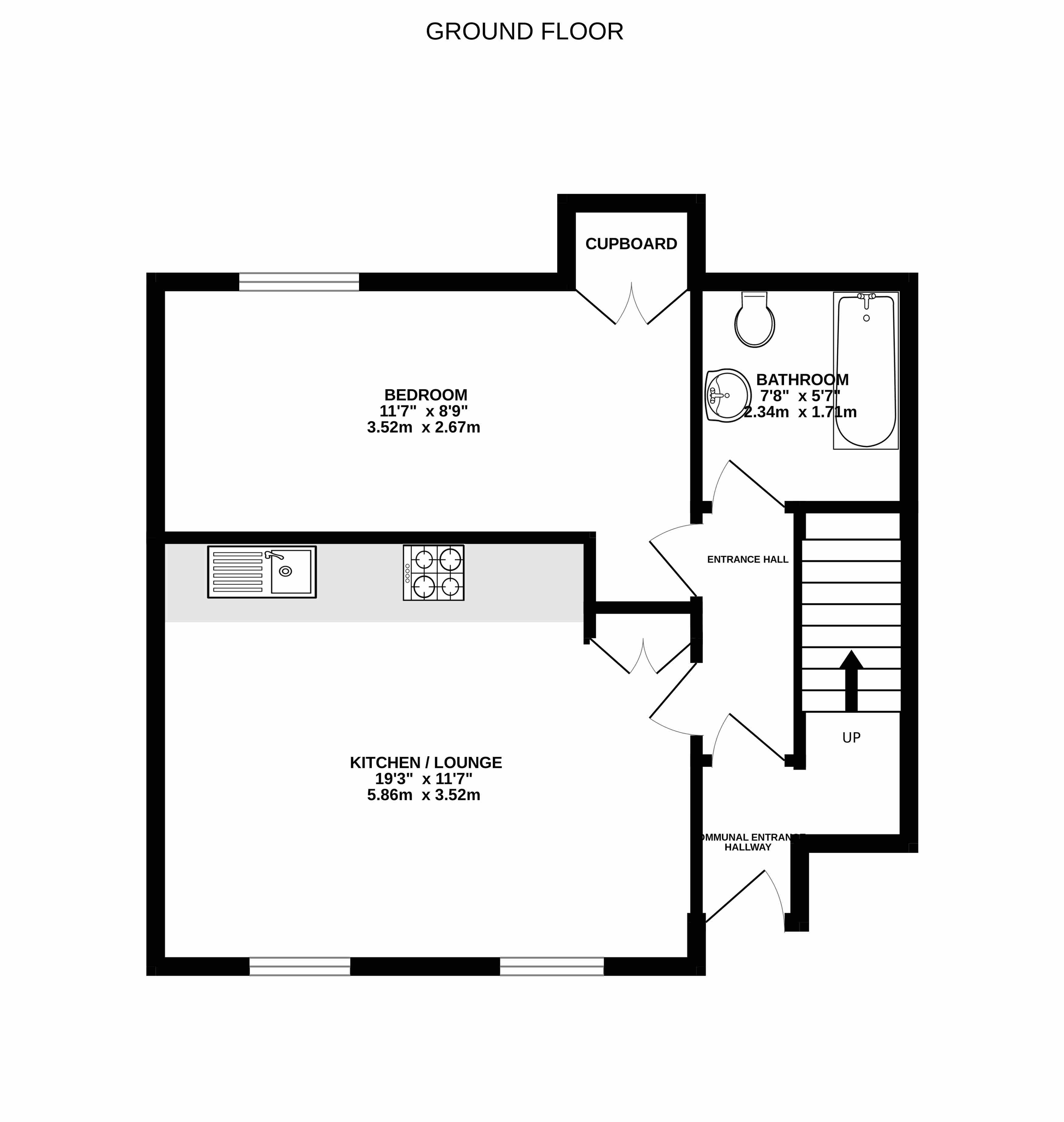 Flat 1, 786, Christchurch Road, Dorset floorplan