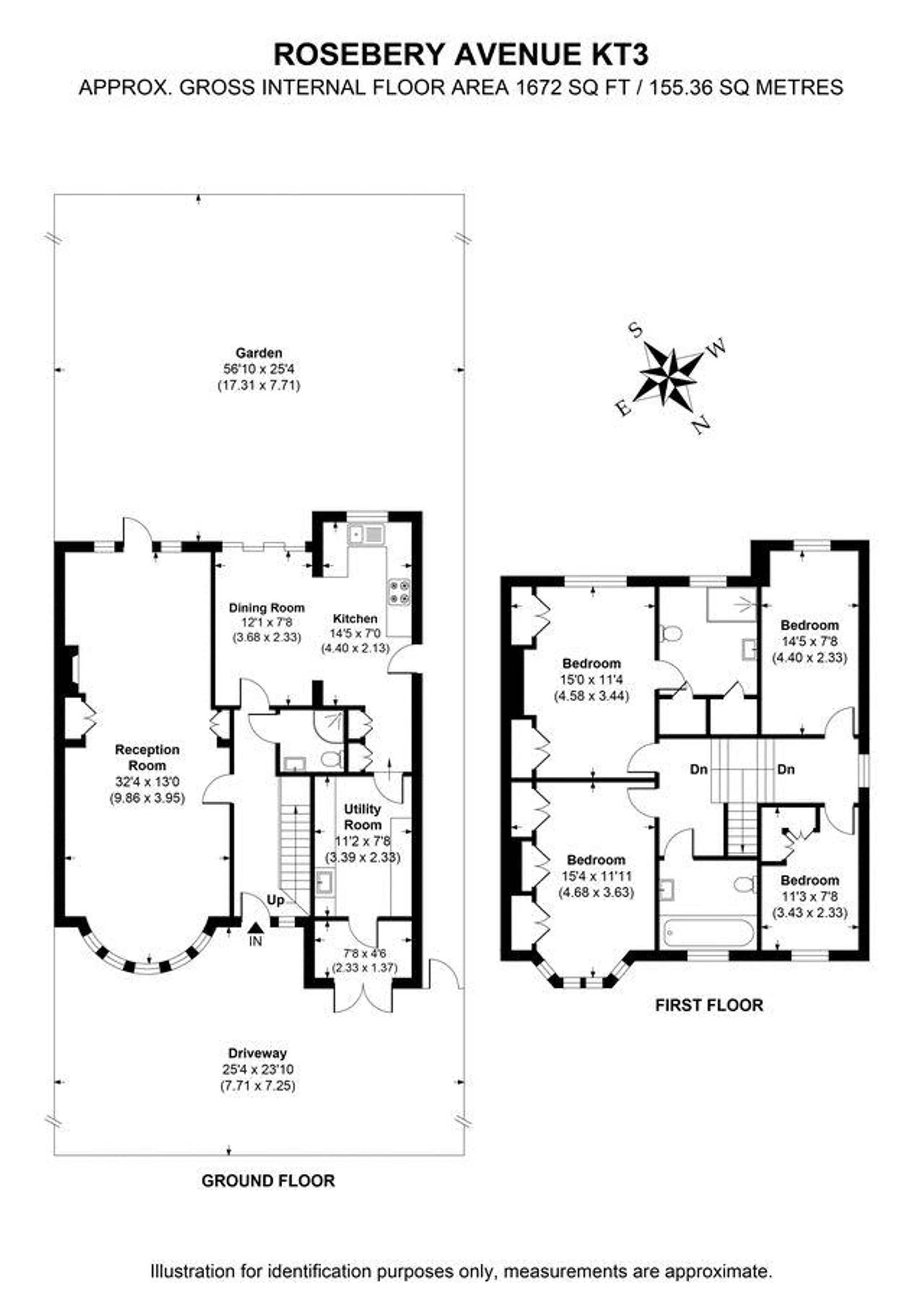 27 Rosebery Avenue, New Malden floorplan