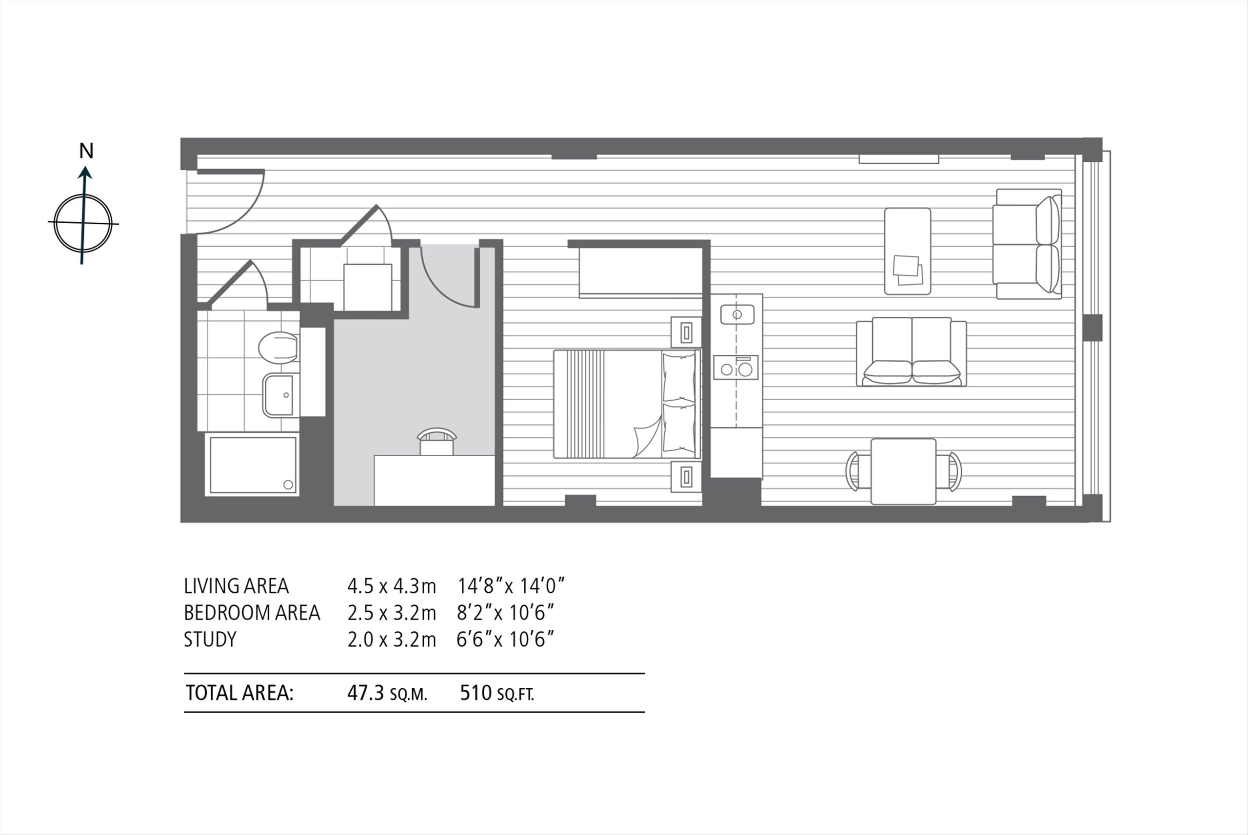21, Essex House, Brentwood floorplan
