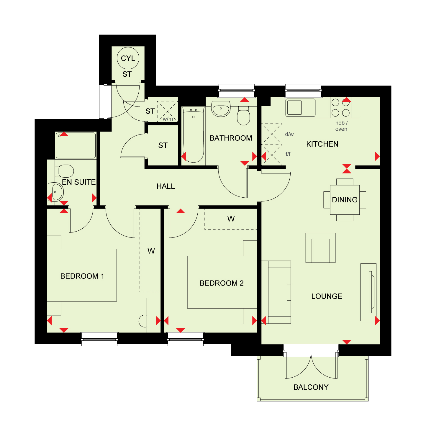 H749098, Crawley Down Road, Felbridge floorplan