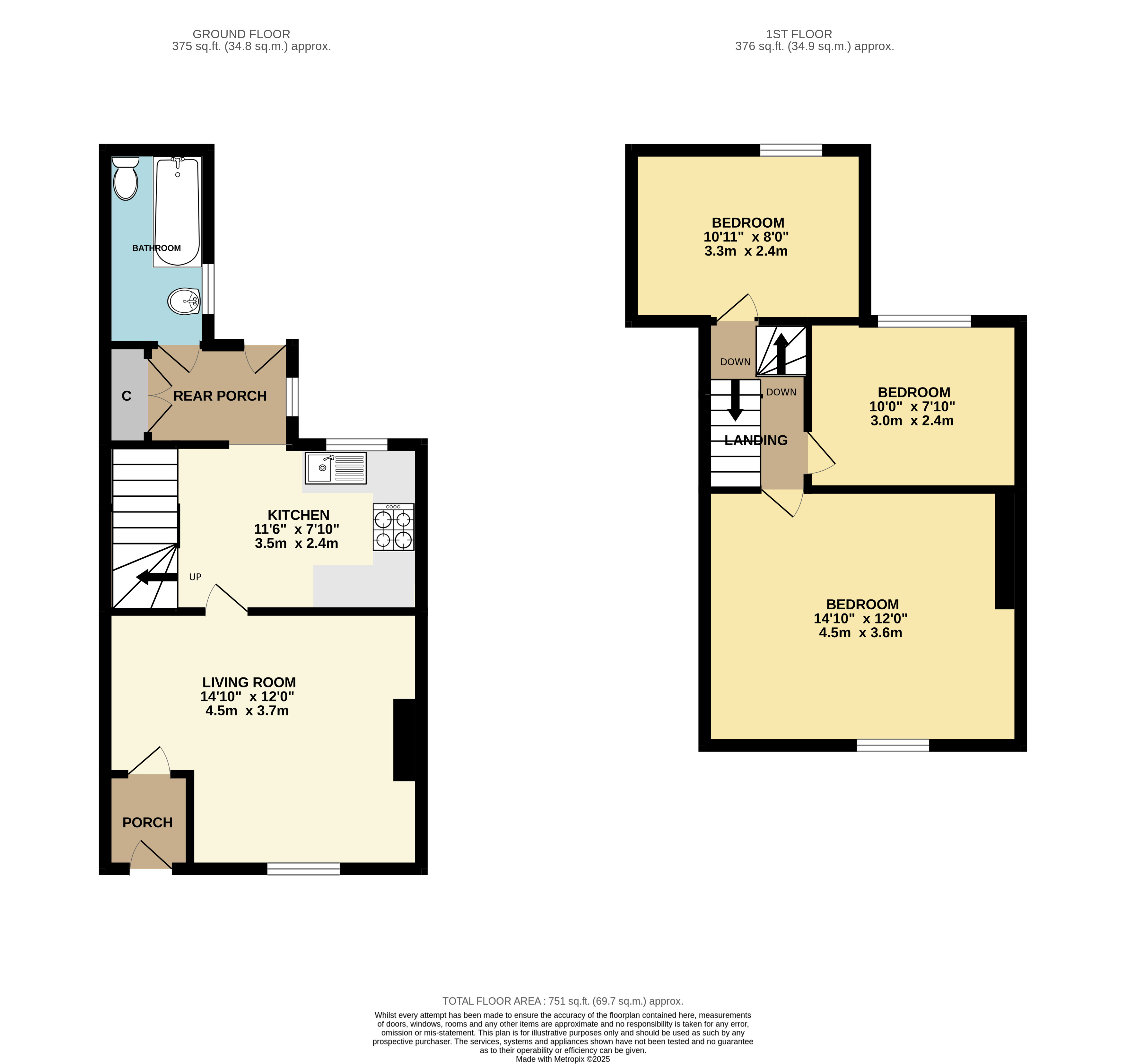 69 Bampton Street, Minehead Somerset, Somerset floorplan