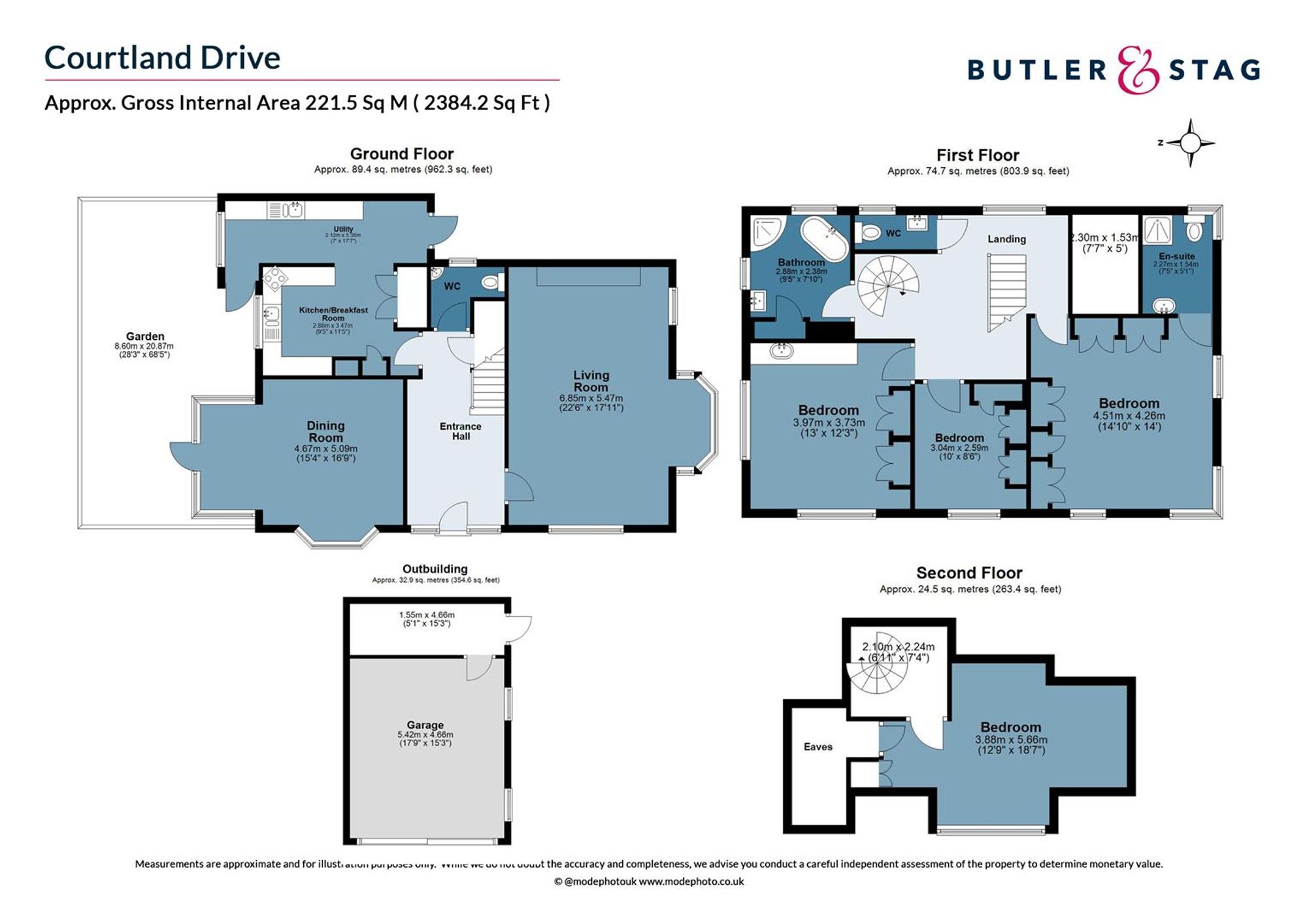 50, Courtland Drive, Chigwell floorplan